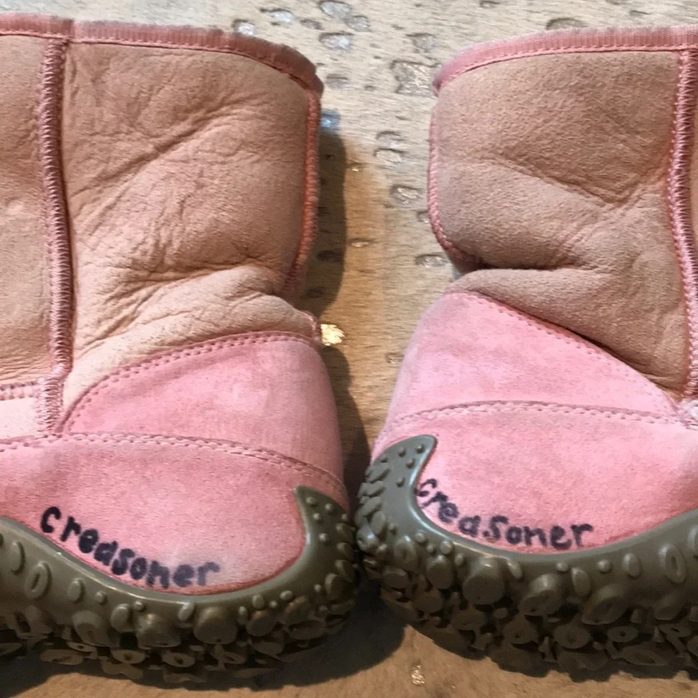 Merrell Vibram pink fur lined girl’s snow boots